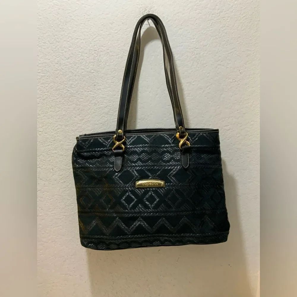 NWOT Capezio Canvas Tote Bag with leather trim